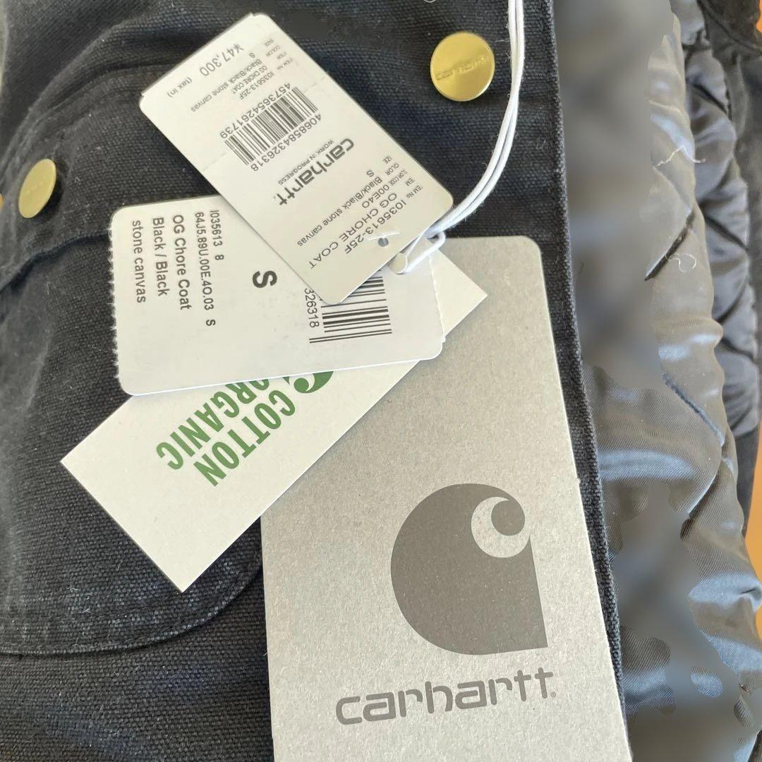 し*ん様 カーハート WIPOGチョアコート黒CARHARTT WIPサイズS