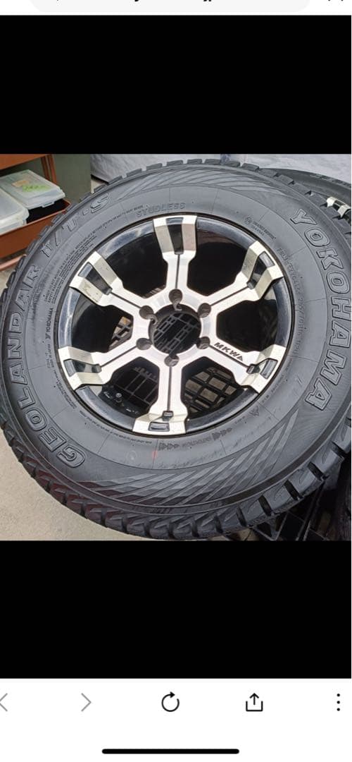 専用　スタッドレスタイヤ 265/70R16 PCD139.7 6穴 8J16