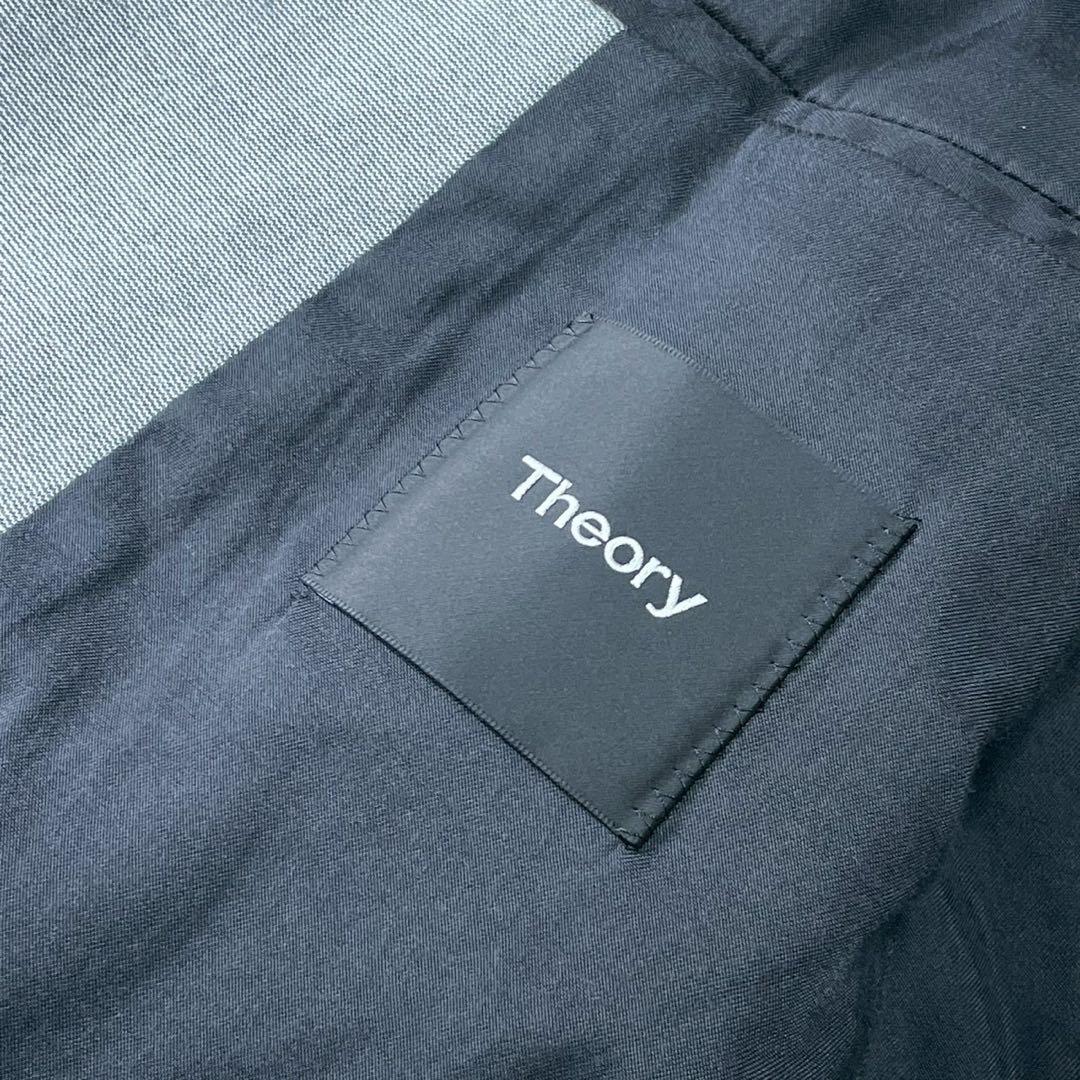 未使用級 現行 Theory メンズスーツ セットアップ グレー 近年