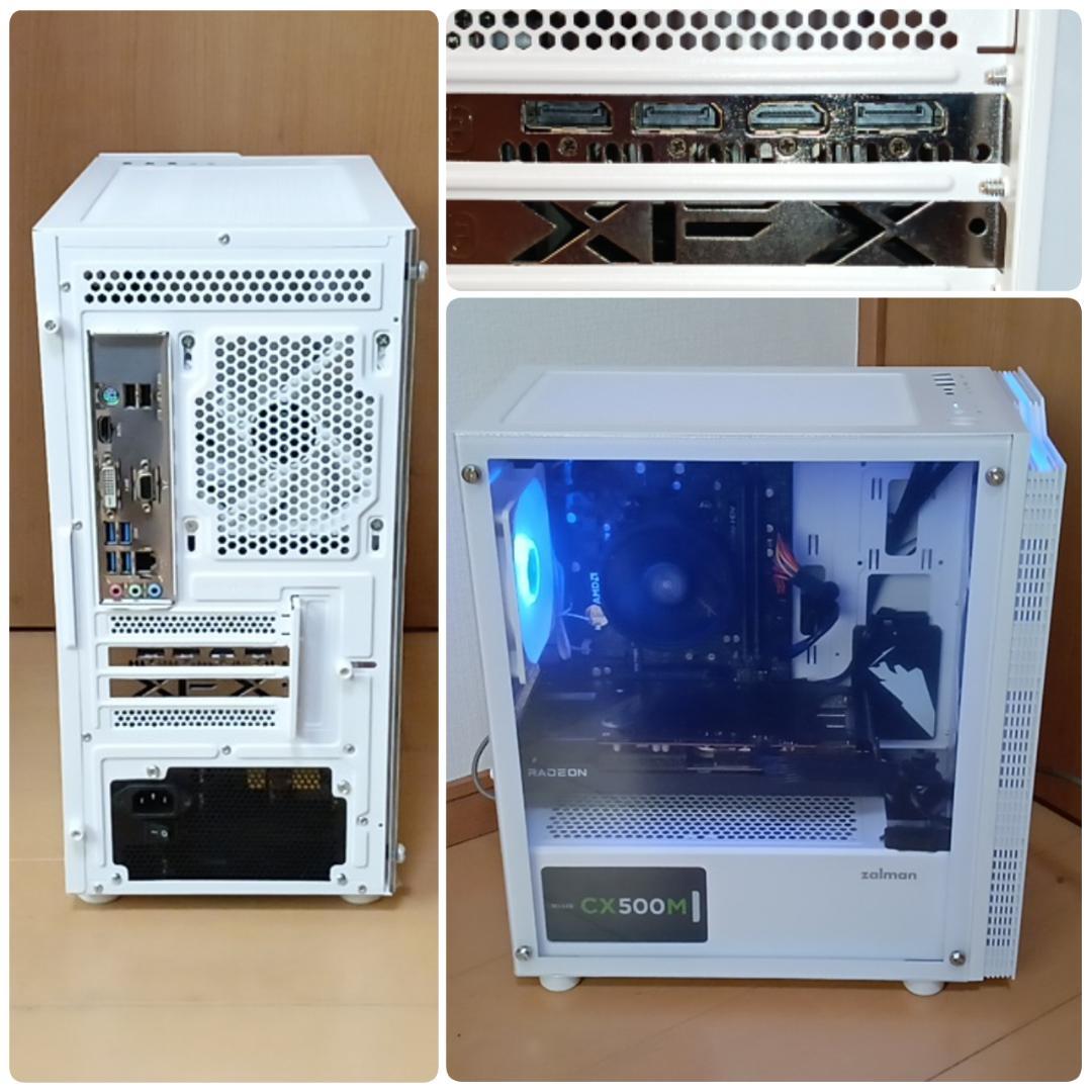 モンハンワイルズ推奨以上 極美品快適ゲーミングPC Ryzen RX6600XT