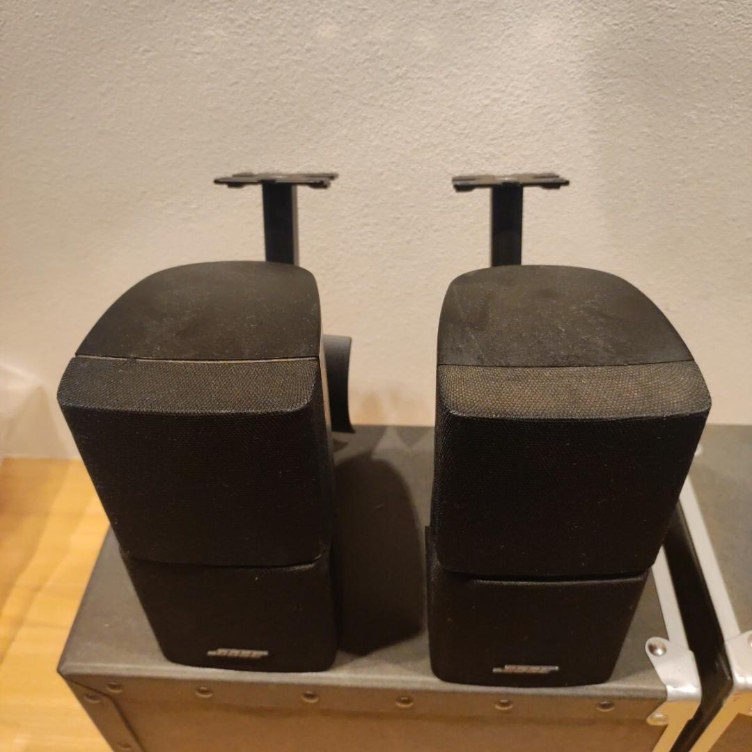 BOSE キューブスピーカー ペア 壁掛けブラケット付 ブラック