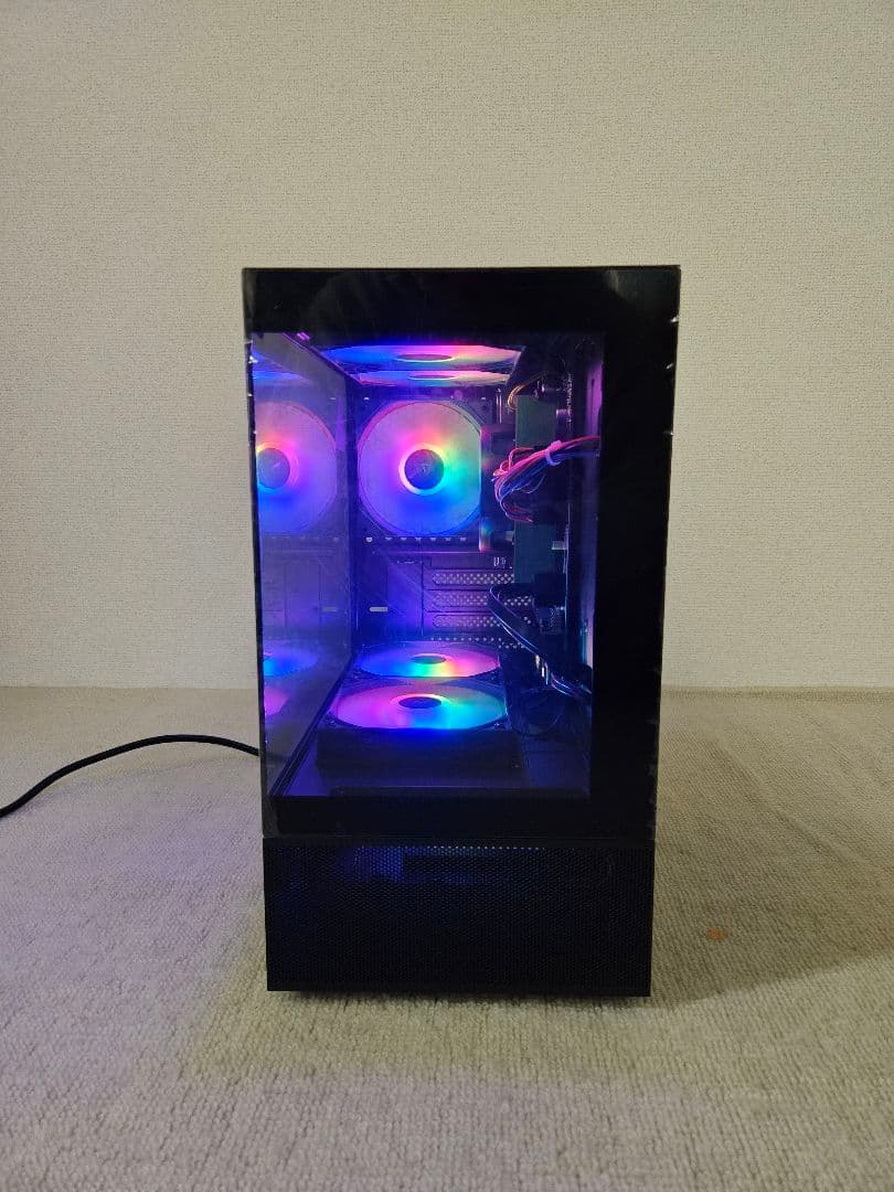 RGBファン搭載 ミニタワーPC ryzen2400g、16g、256g