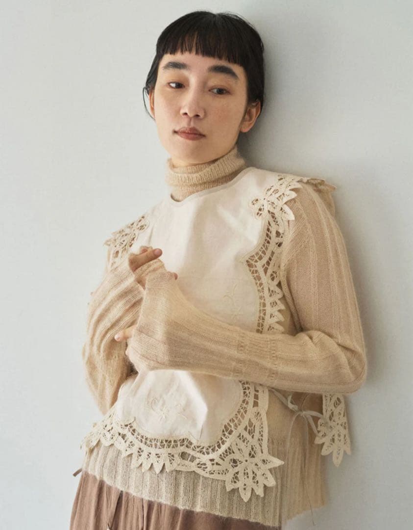 Hériter batten part gilet (beige)