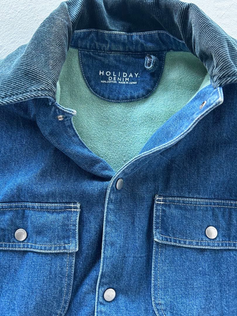 holiday パフスリーブデニムジャケット Gジャン