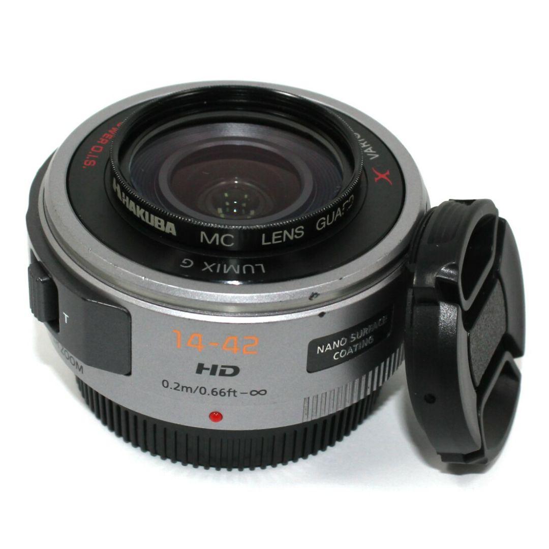 Panasonic LUMIX G 14-42mm PZ ズームレンズ シルバー