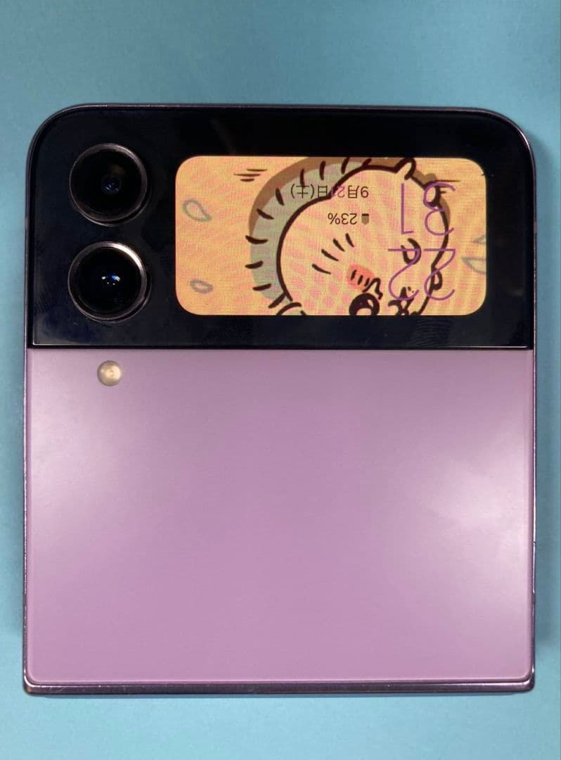 Samsung Galaxy Z Flip 4 ボラパープル
