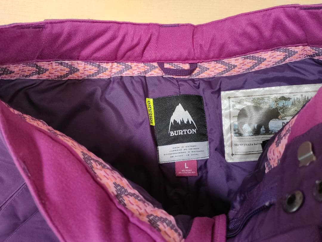 Burton スノーボードウェア ガールズ Lサイズ