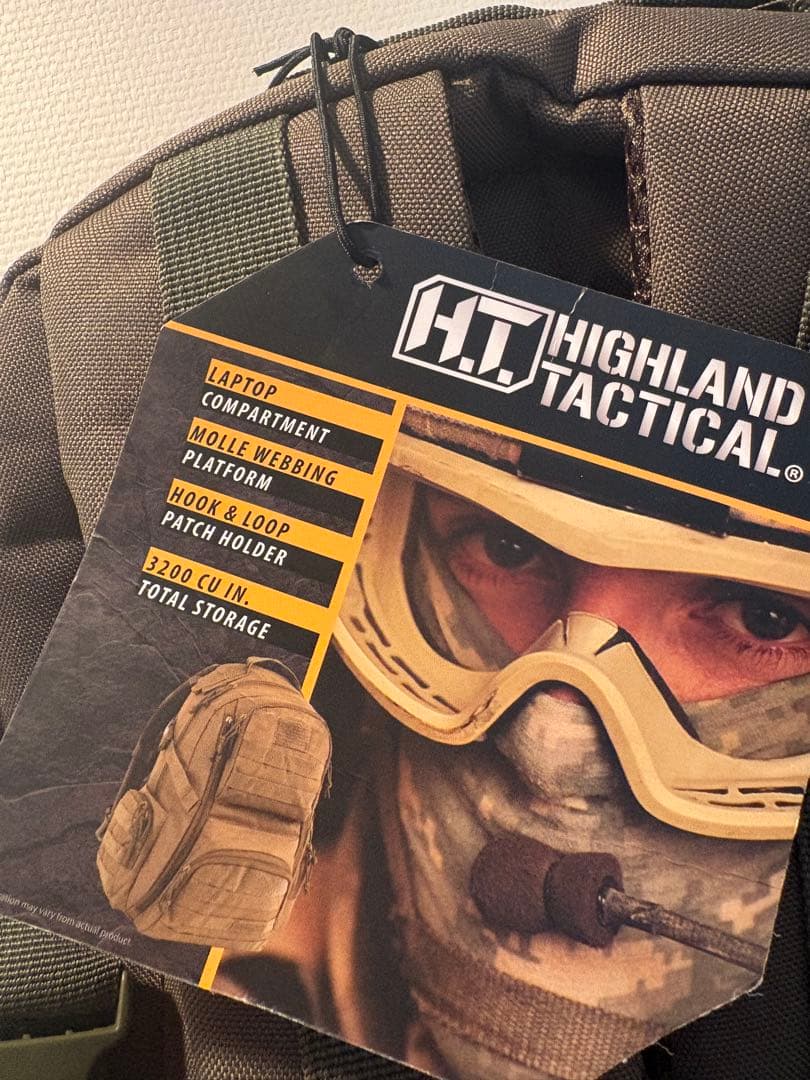 HighlandTactical MolleウェビングCRUSHERバックパック