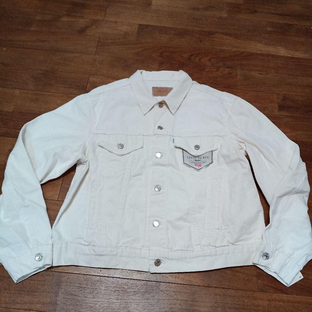 Levis70506 5951ホワイトデニムジャケット80年代デッドストック