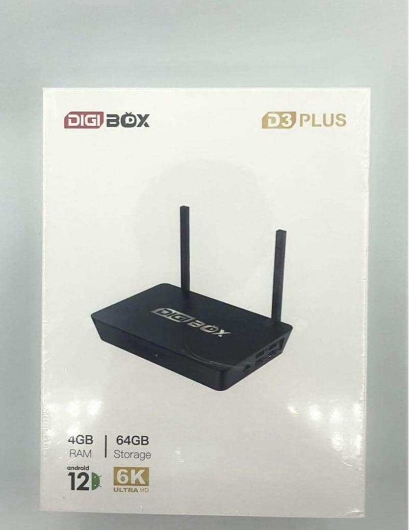 Digibox D3 Plusアメリカのスポーツや世界中の映画を楽しめる 新品！