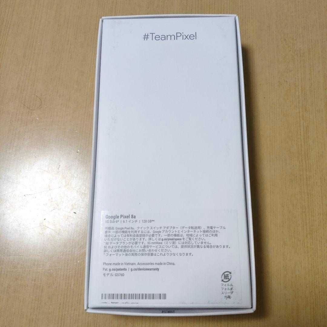 Google Pixel 8a 本体 Obsidian