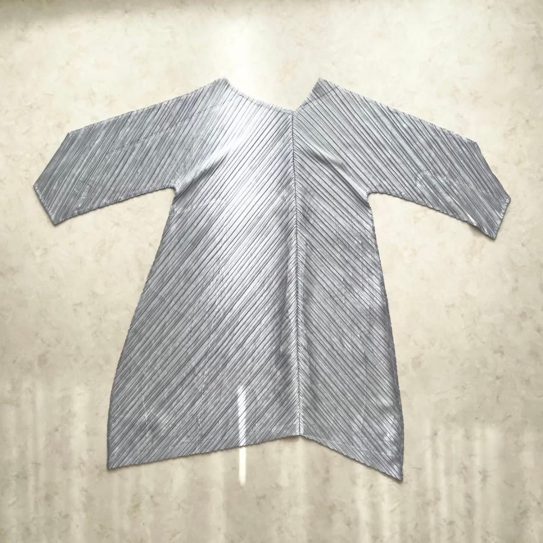 【極美品】PLEATS PLEASE Lサイズ　変形ワンピース　アシンメトリー