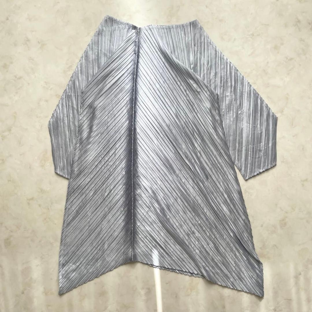【極美品】PLEATS PLEASE Lサイズ　変形ワンピース　アシンメトリー