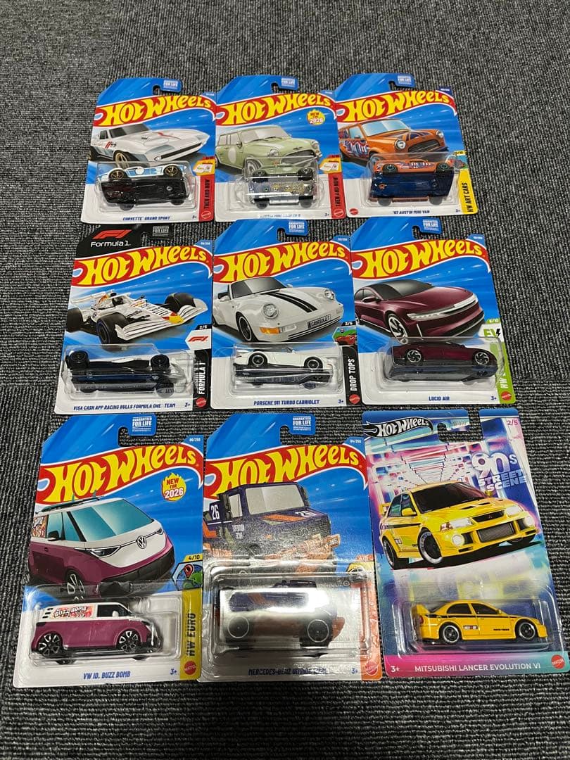 ホットウィール hot wheels 実車セット