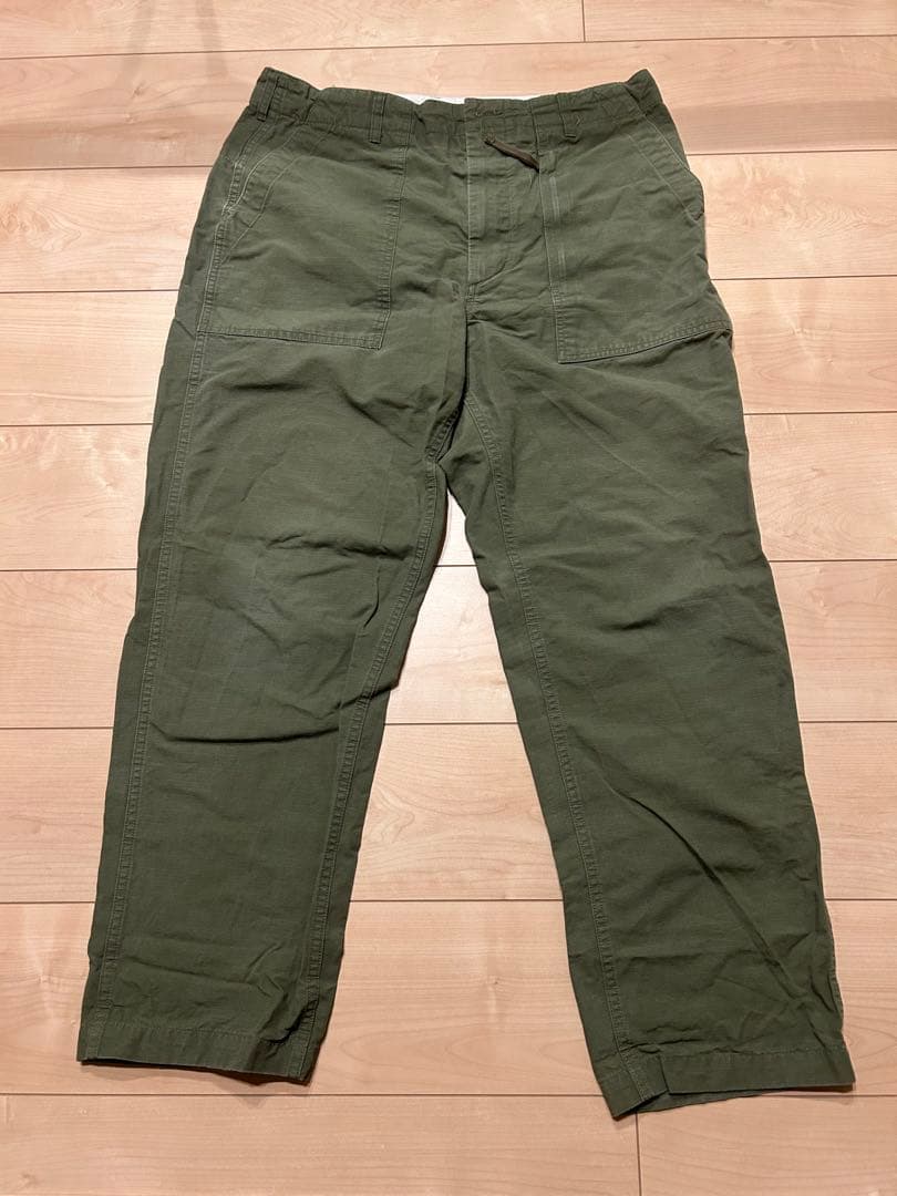 ENGINEERED GARMENTS Mサイズ ワークパンツ オリーブ