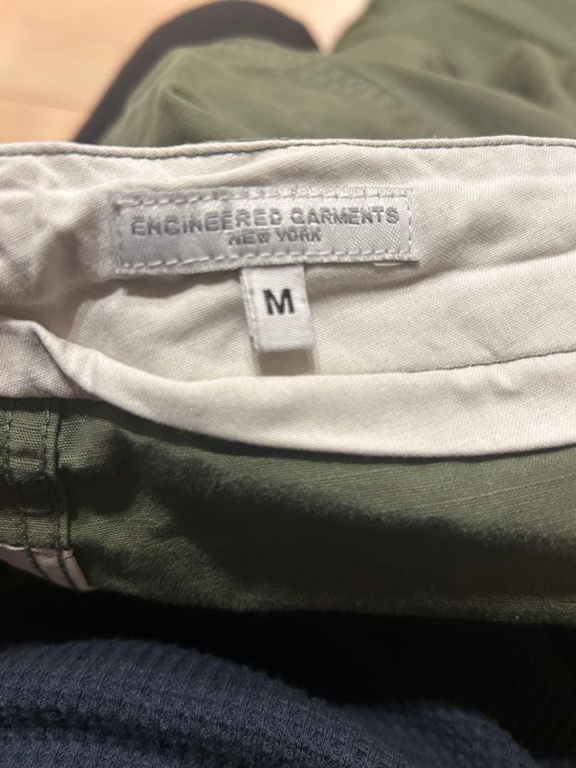 ENGINEERED GARMENTS Mサイズ ワークパンツ オリーブ