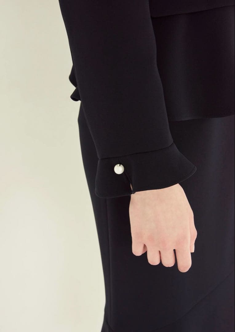 【美品】MW Tokyo ノーカラージャケット ネイビー