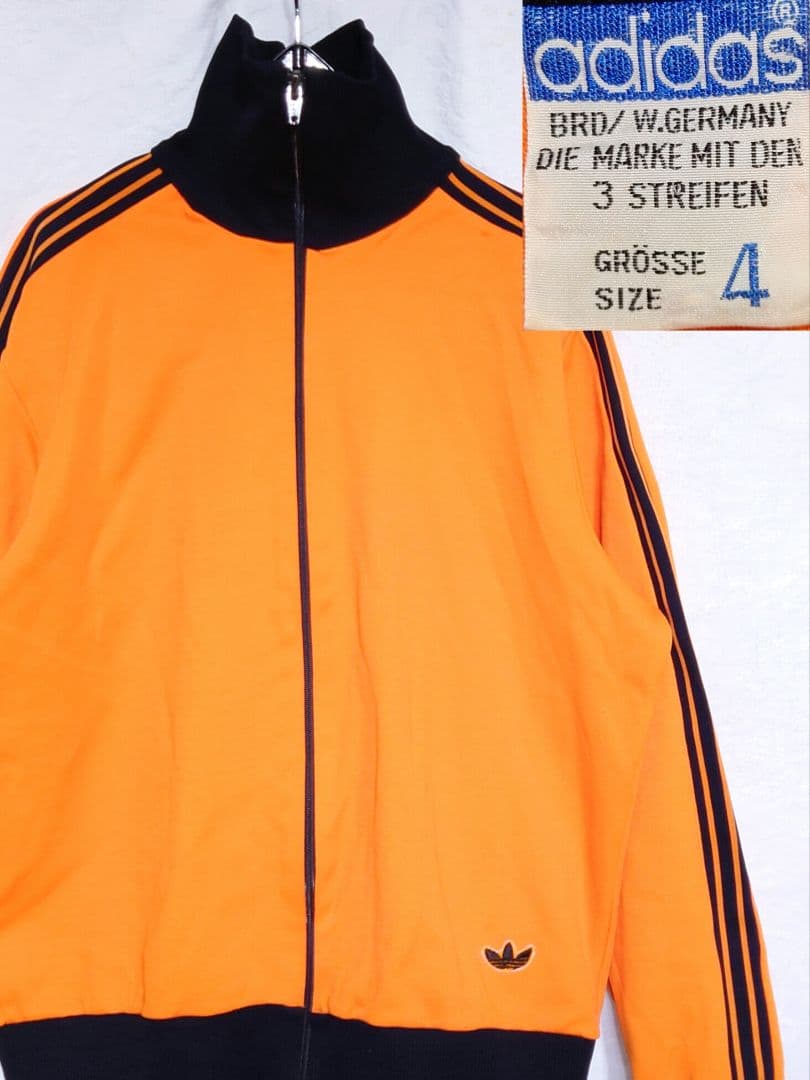 adidas 小松菜奈着用同型 デサント製 トラックジャケット 4 西ドイツ