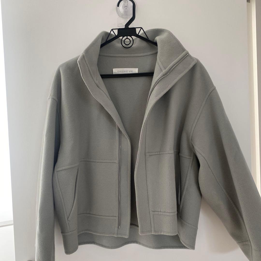 トゥモローランドギャルリーヴィーグレー ハイネック ウールジャケット