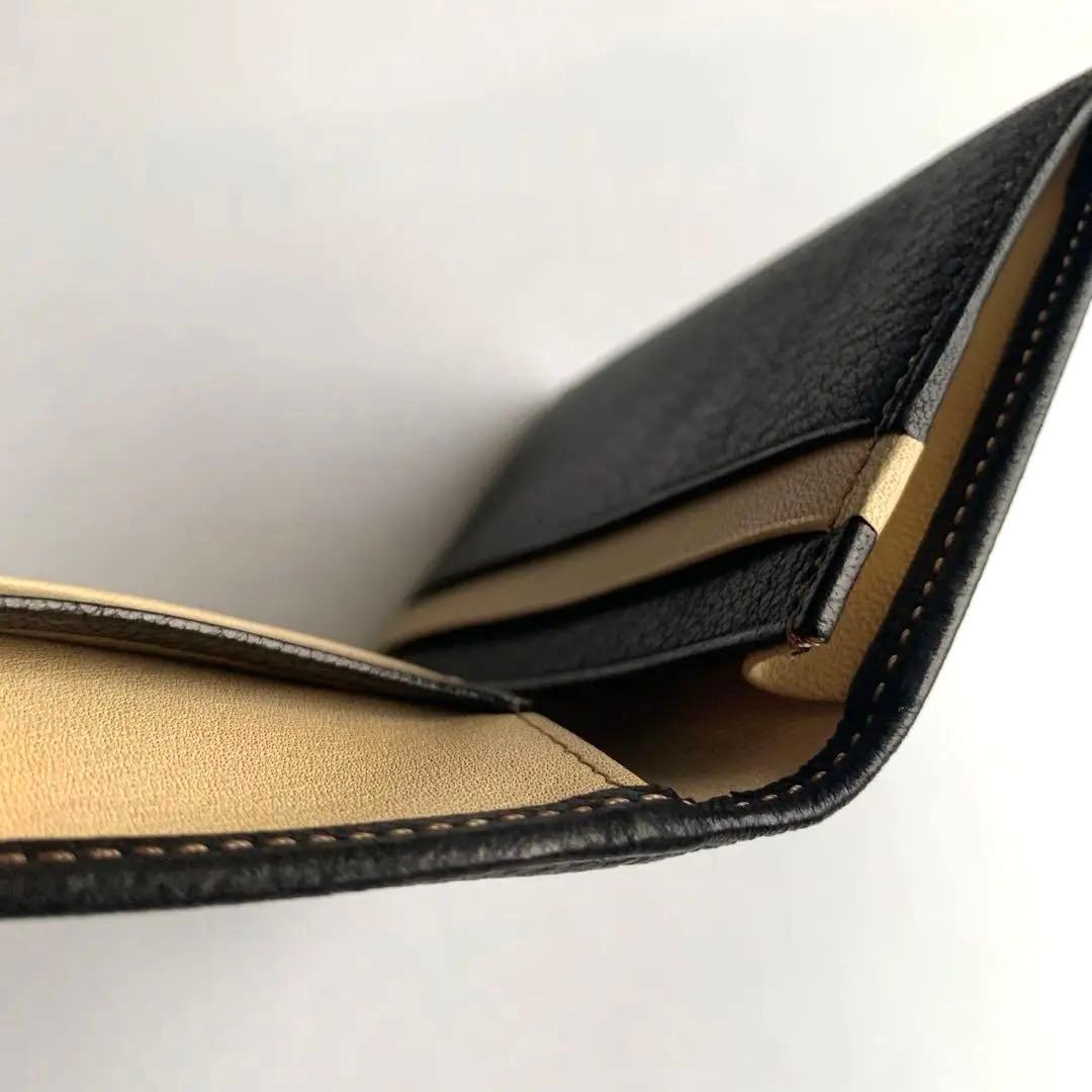 新品未使用 CYPRIS 名刺入れ キプリス2223 本革 ブラックレザー