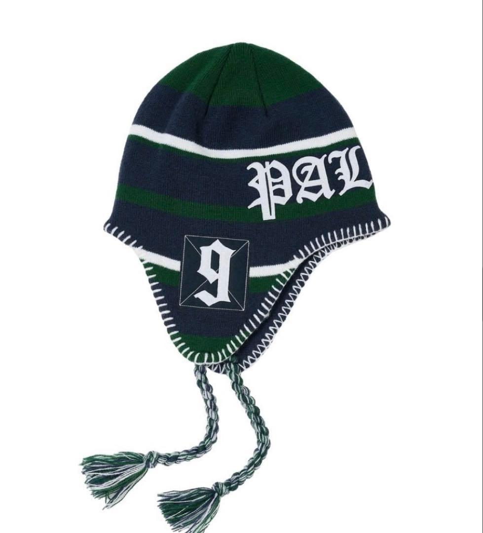 PALACE ニット帽 耳あて付き