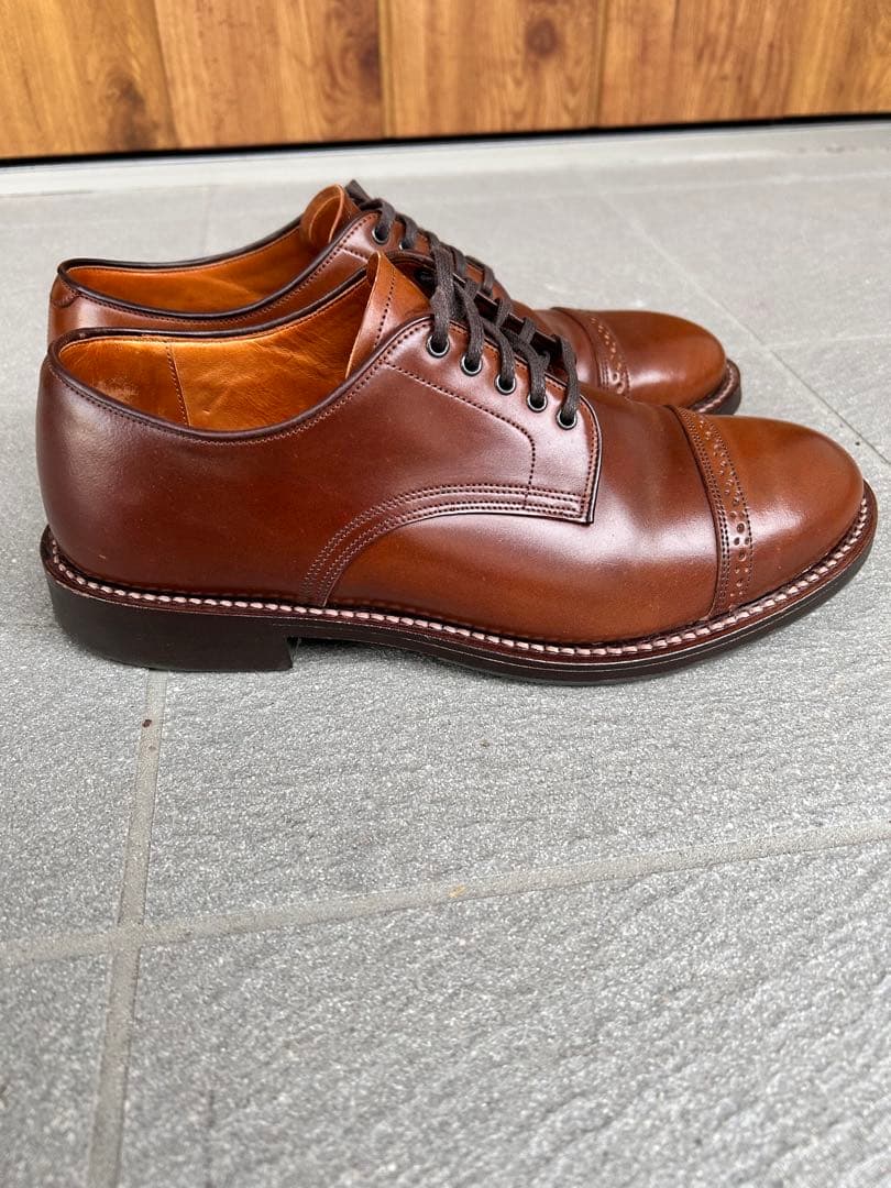 wheelrobe コードバン パンチドキャップトゥダービー サイズ7D