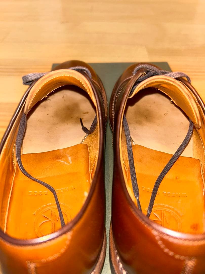 wheelrobe コードバン パンチドキャップトゥダービー サイズ7D