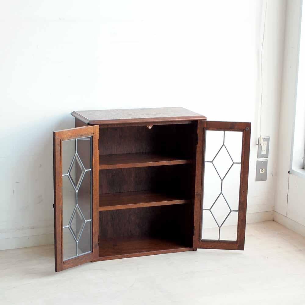 三越家具 ブルージュ/Brugge オーク材 ガラスキャビネット ZR24254