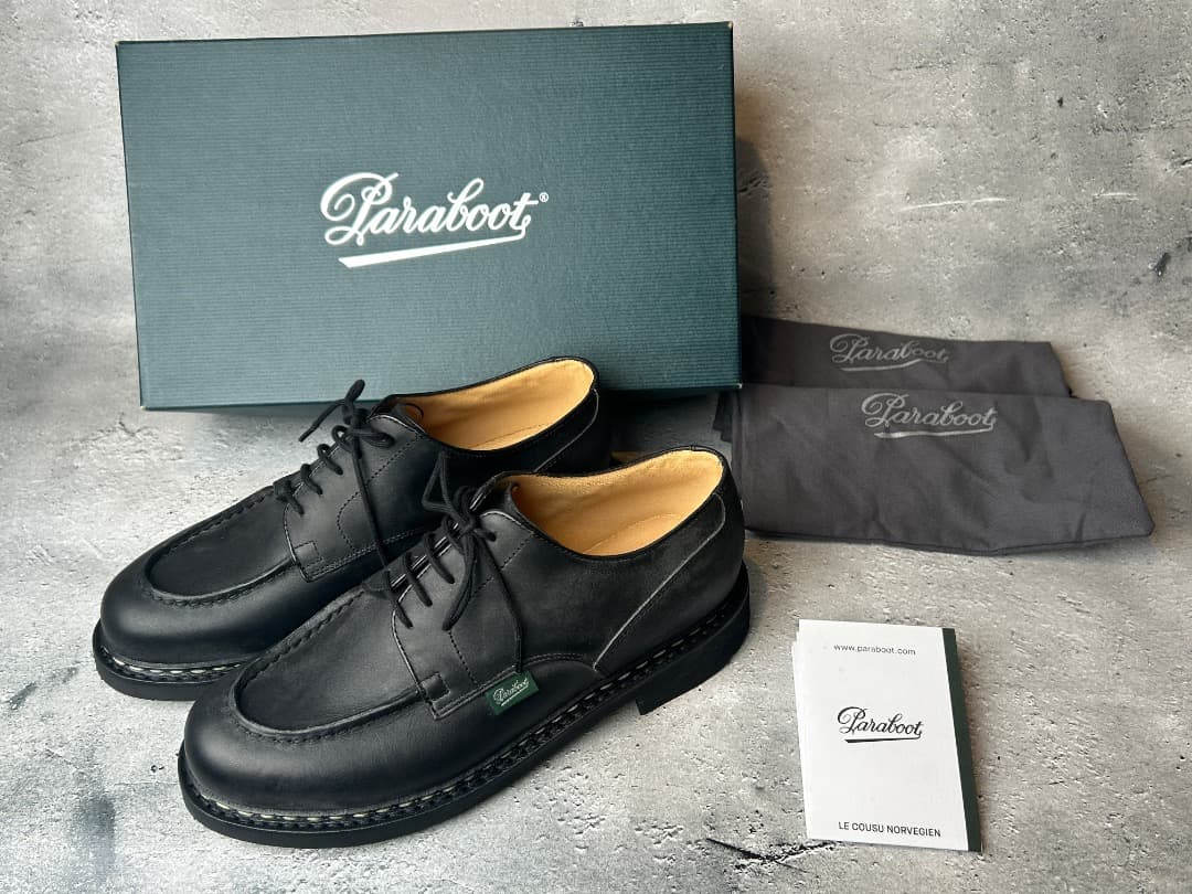 未使用　Paraboot CHAMBORD　シャンボード　ブラック UK6.5