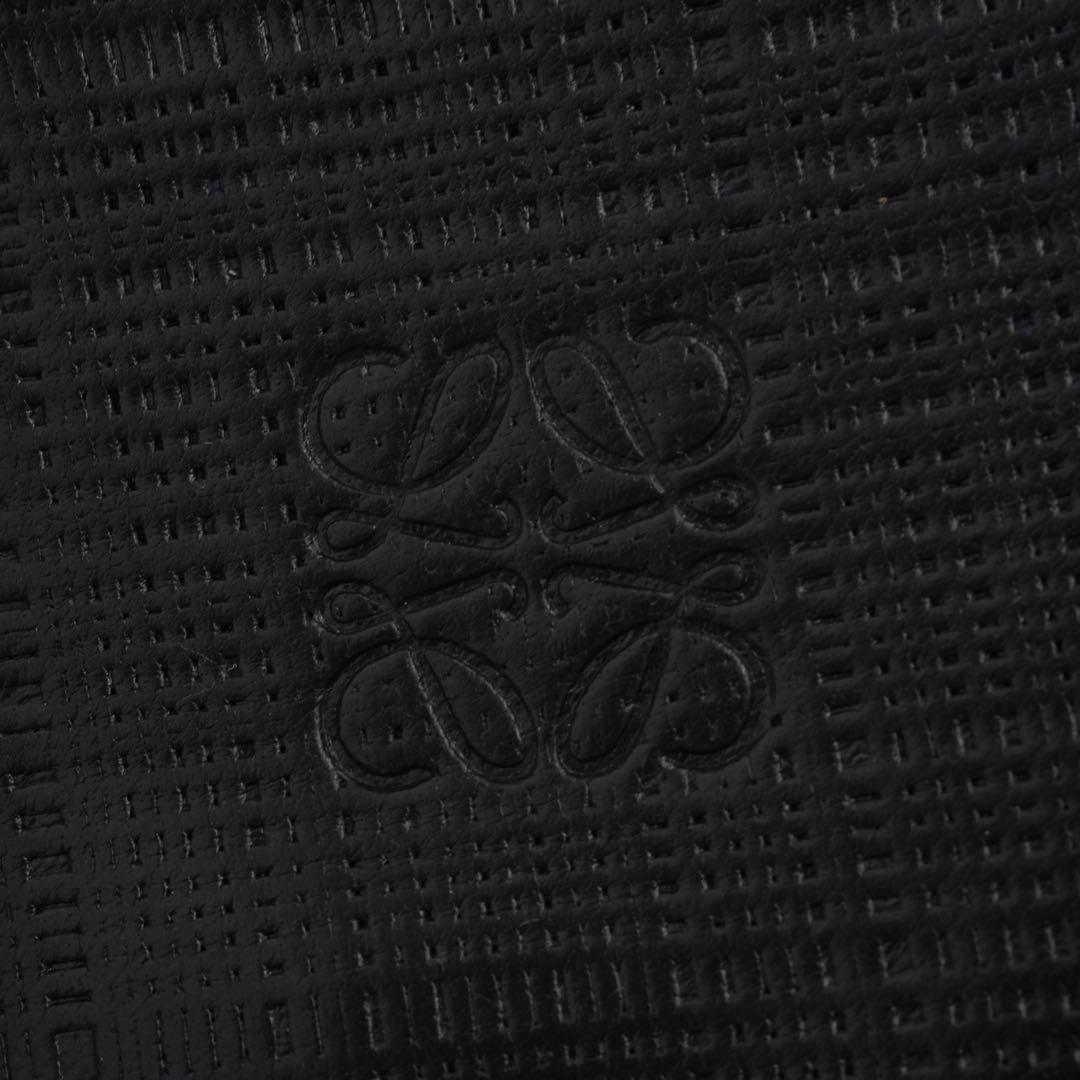 ✨未使用展示品✨　LOEWE ケース　小銭入れ　アナグラム　アマソナ　黒色