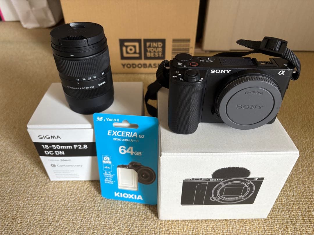 【ミーティア様】α zv-e10 m2 & Sigma18-50 ＆64GBSD
