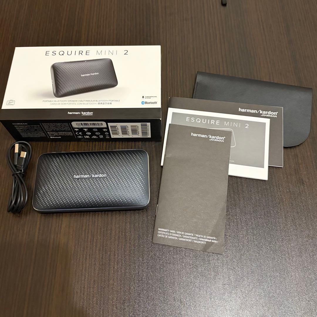 美品 harman/kardon ESQUIRE MINI 2 ブラック