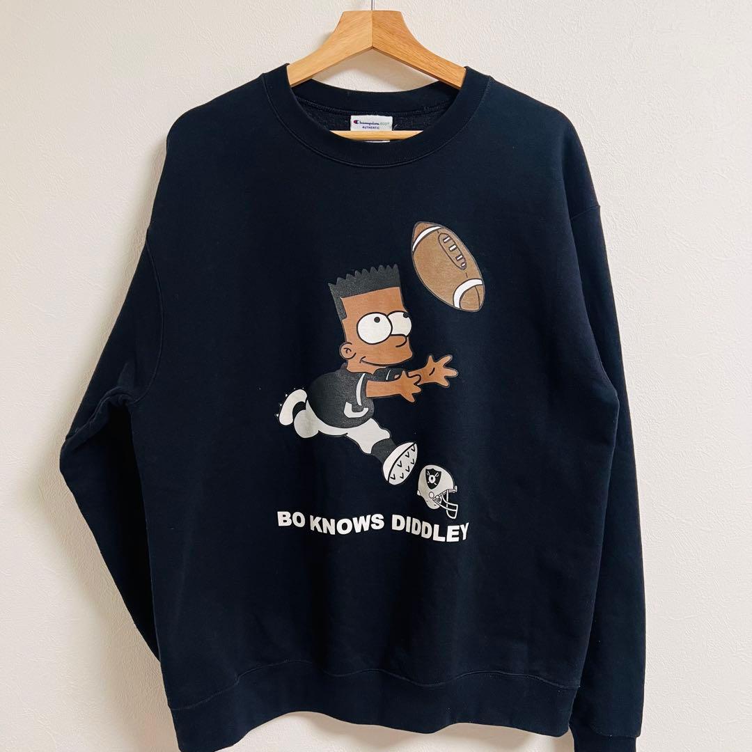 Champion The Simpsons× Bo Jackson スエットL