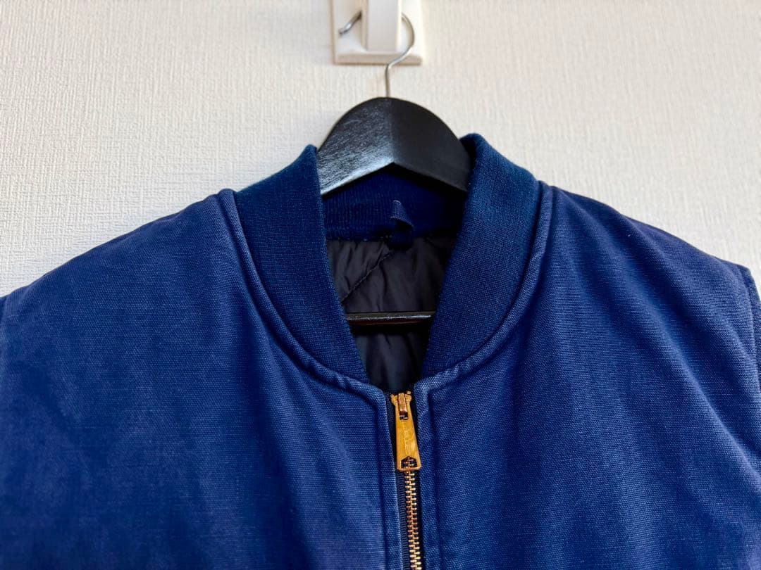 超超スペシャル 80s アメリカ製 カーハート ダック ベスト XL ブルー