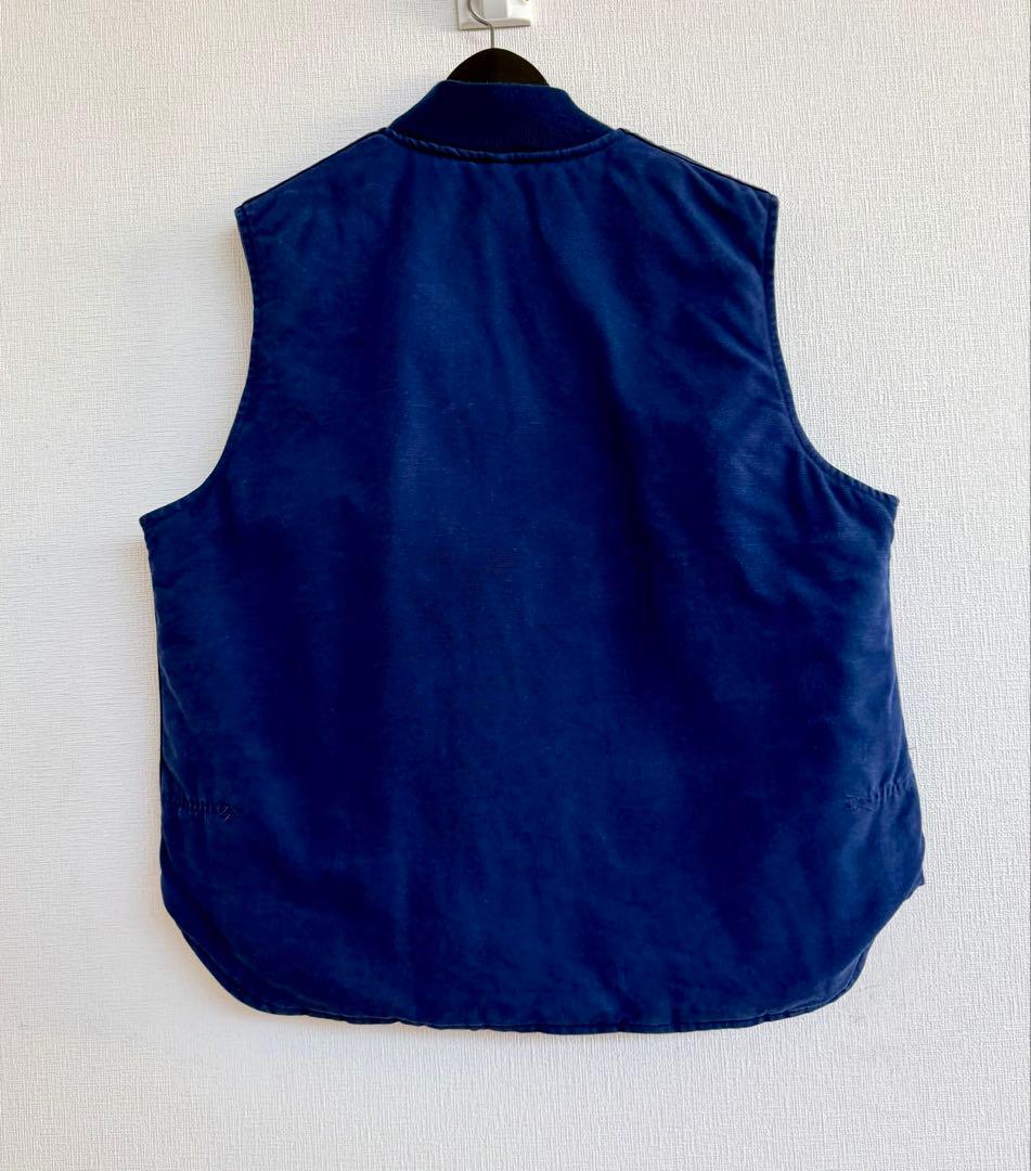 超超スペシャル 80s アメリカ製 カーハート ダック ベスト XL ブルー