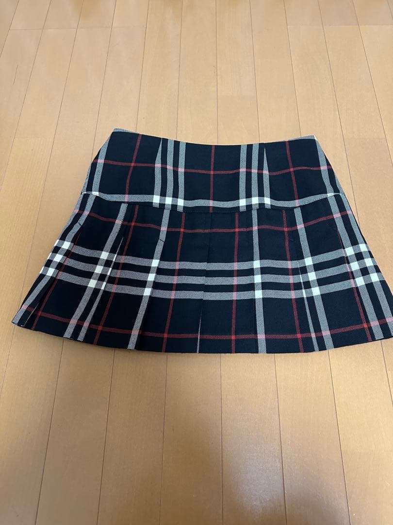バーバリーブルーレーベル　チェックスカート