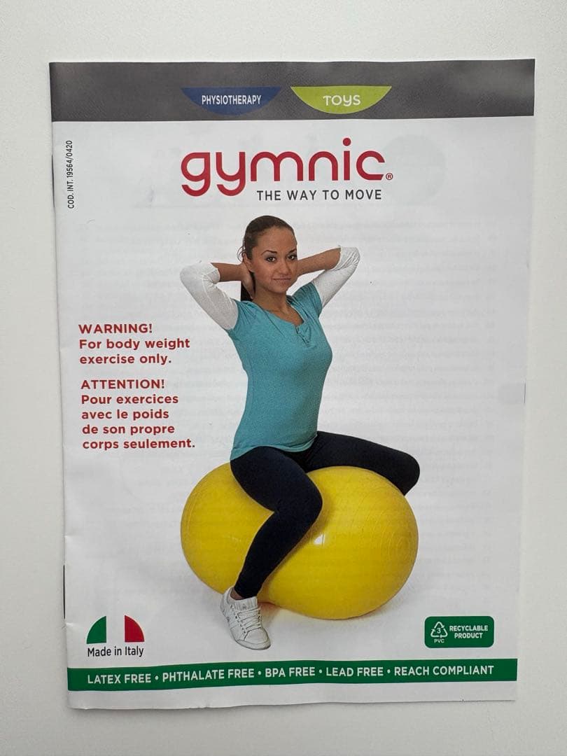 青 Physio Roll Plus バランスボール