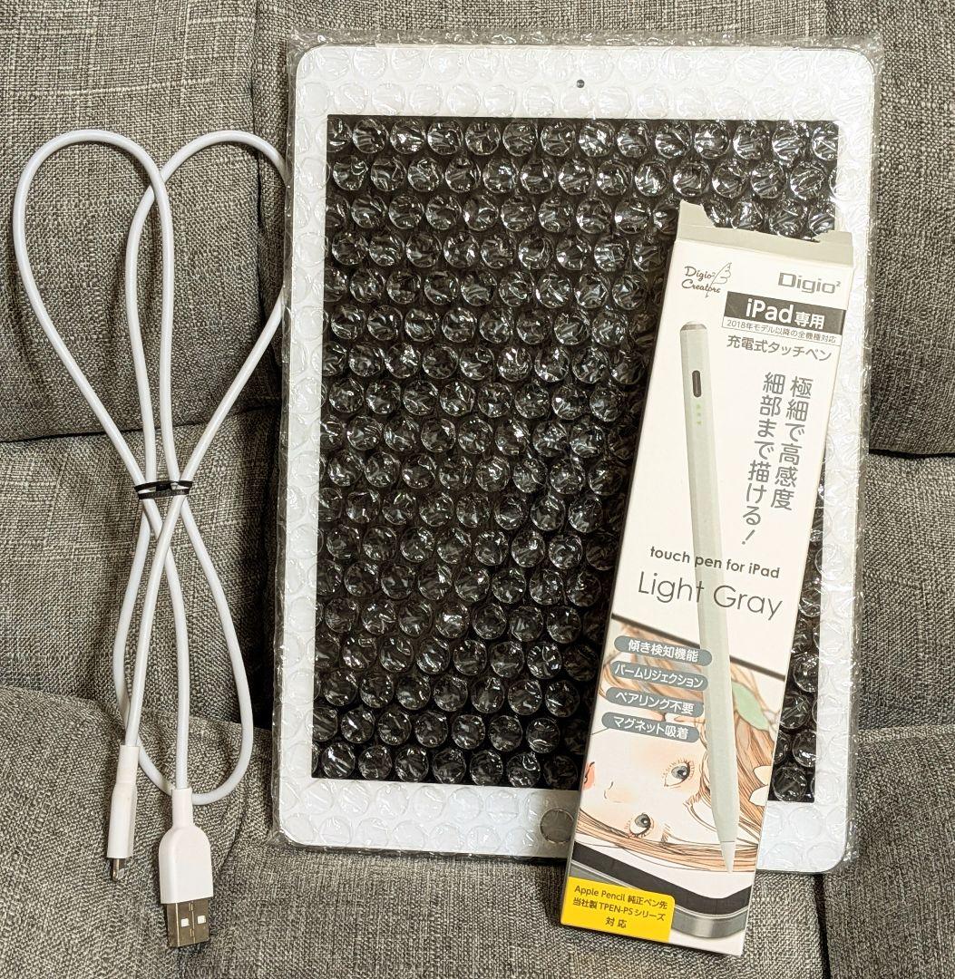 iPad【第6世代Wi-Fi + 4G-32GB シルバー】＋タッチペン