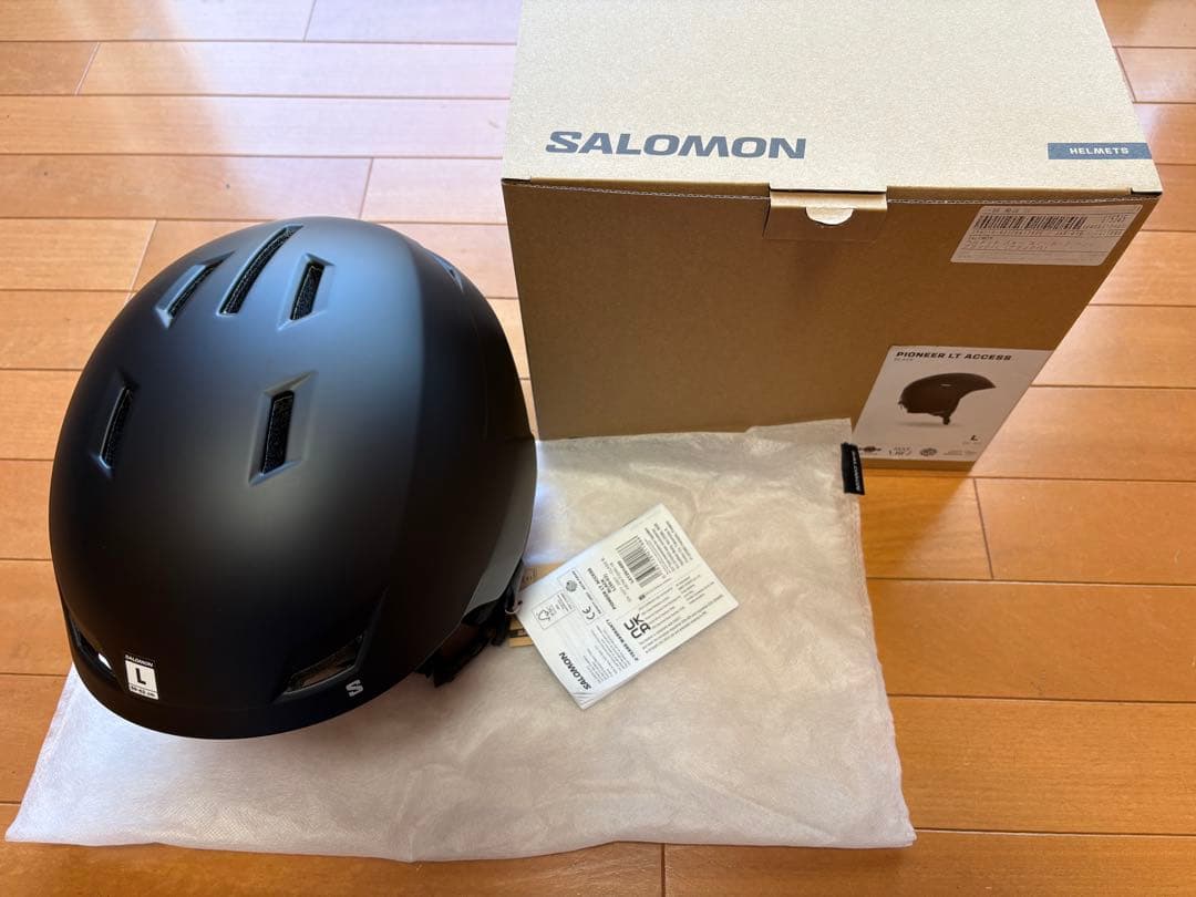 【新品】SALOMON PIONEER LT ACCESS スノーヘルメット L