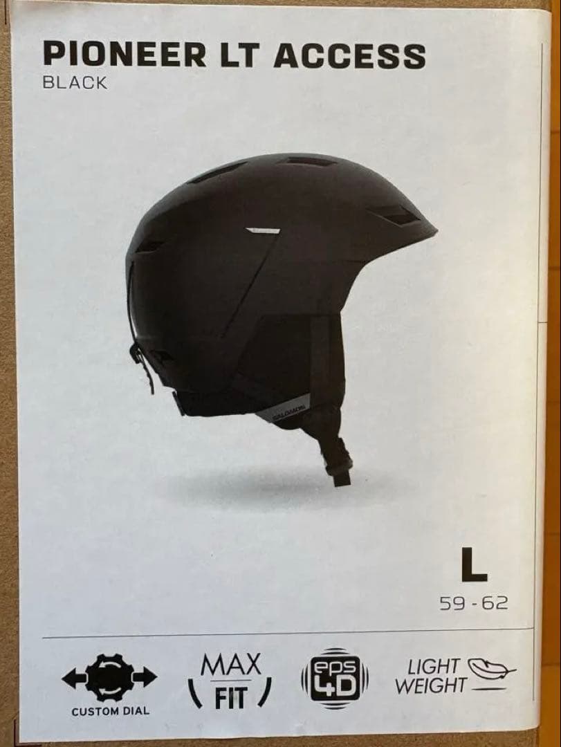【新品】SALOMON PIONEER LT ACCESS スノーヘルメット L