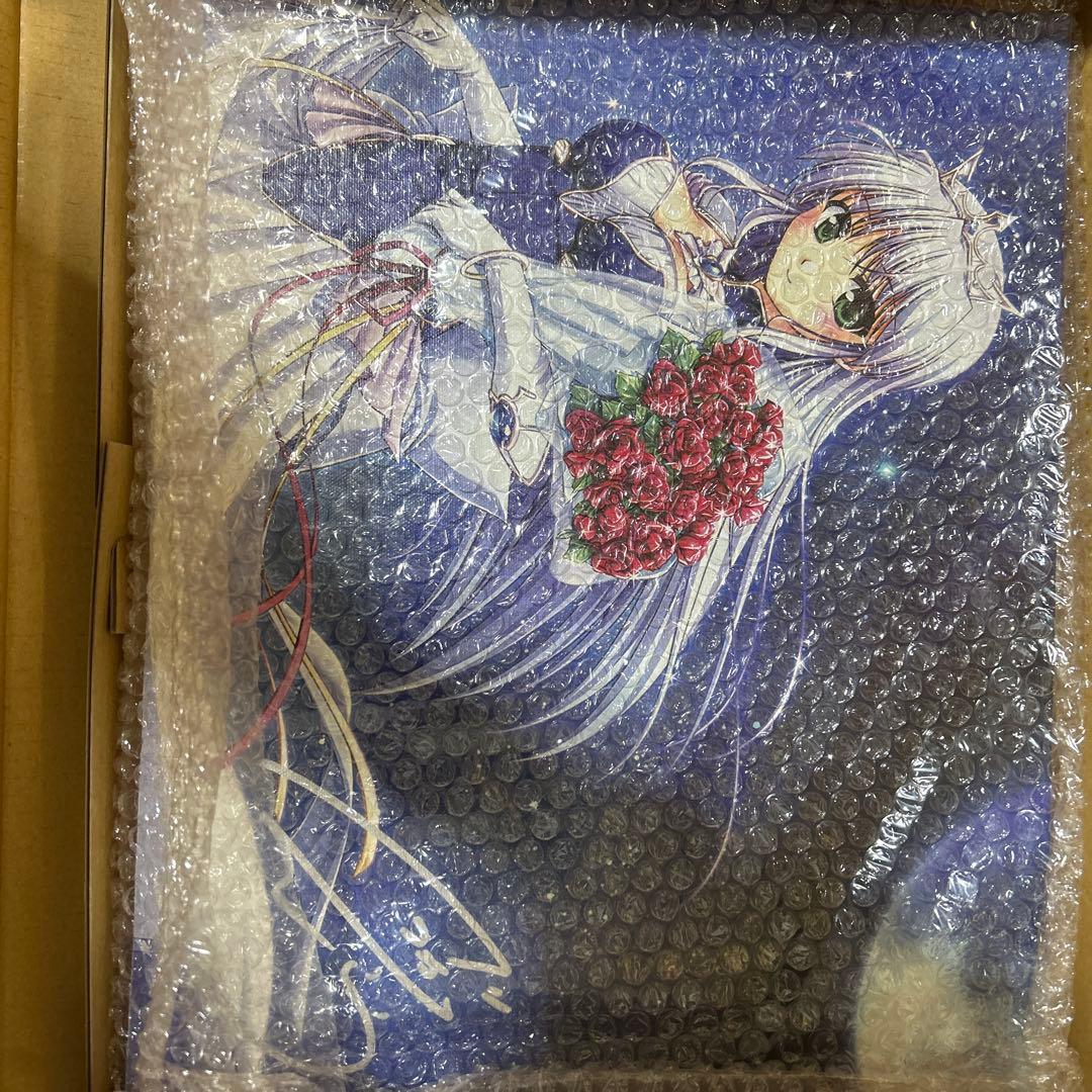 オーガスト　夜明け前より瑠璃色な　キャンバスアート　サイン入り