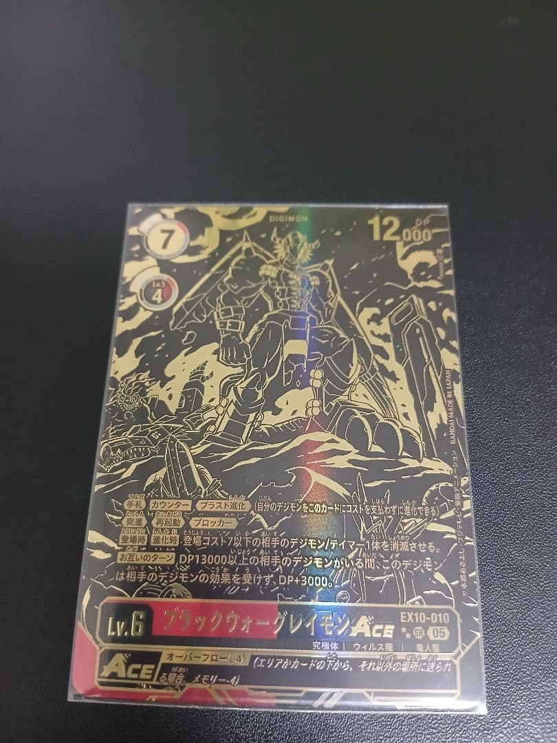 ブラックウォーグレイモンACE　希少