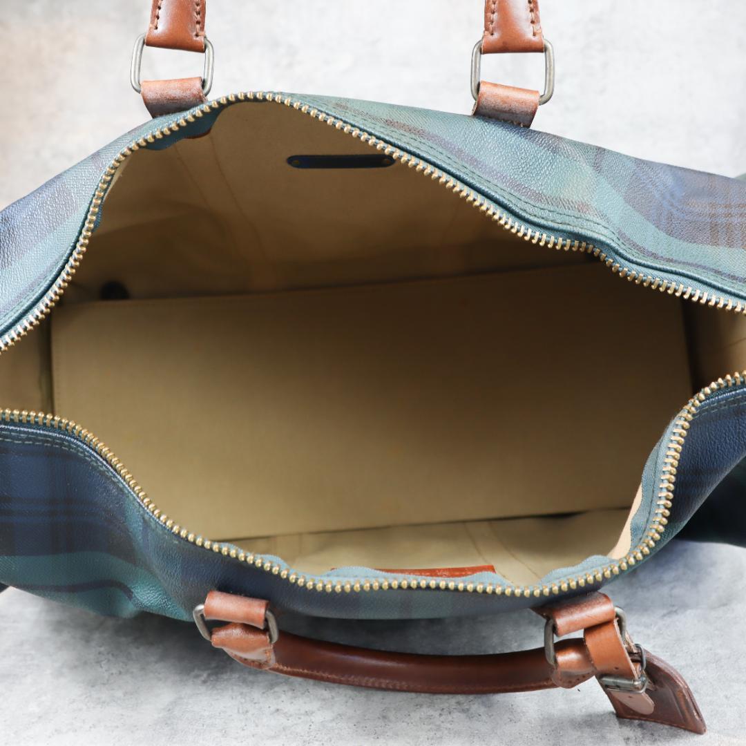 POLO RALPH LAUREN チェック柄 ボストンバッグ