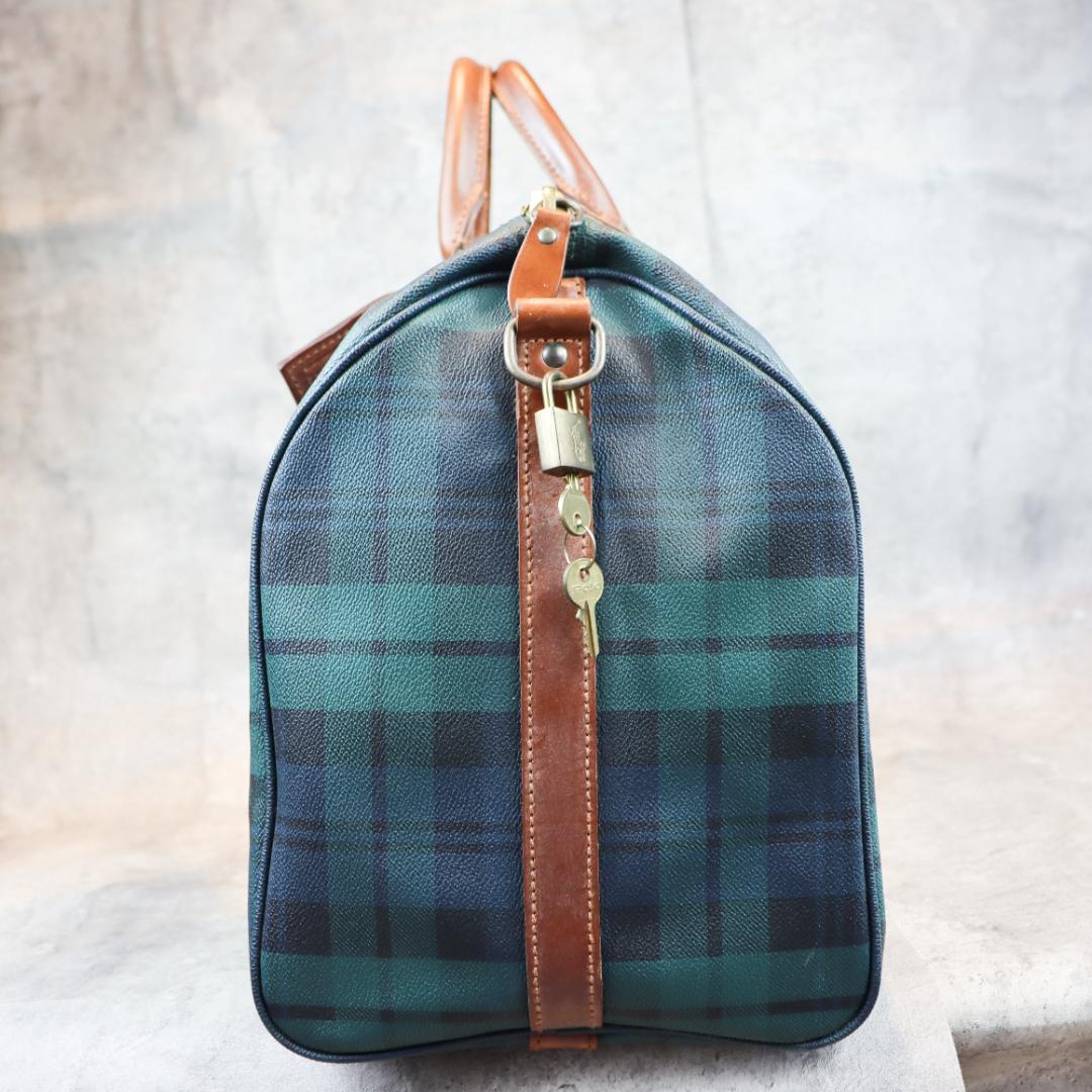 POLO RALPH LAUREN チェック柄 ボストンバッグ