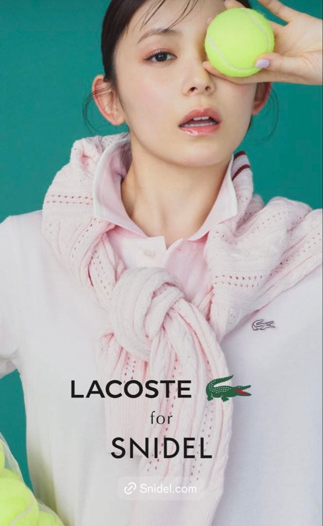 LACOSTE ポロシャツ SNIDEL スナイデル　ラコステ