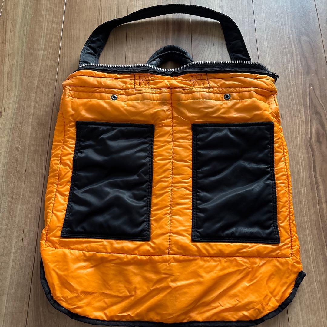 PORTER TANKER ブラック ヘルメットバック