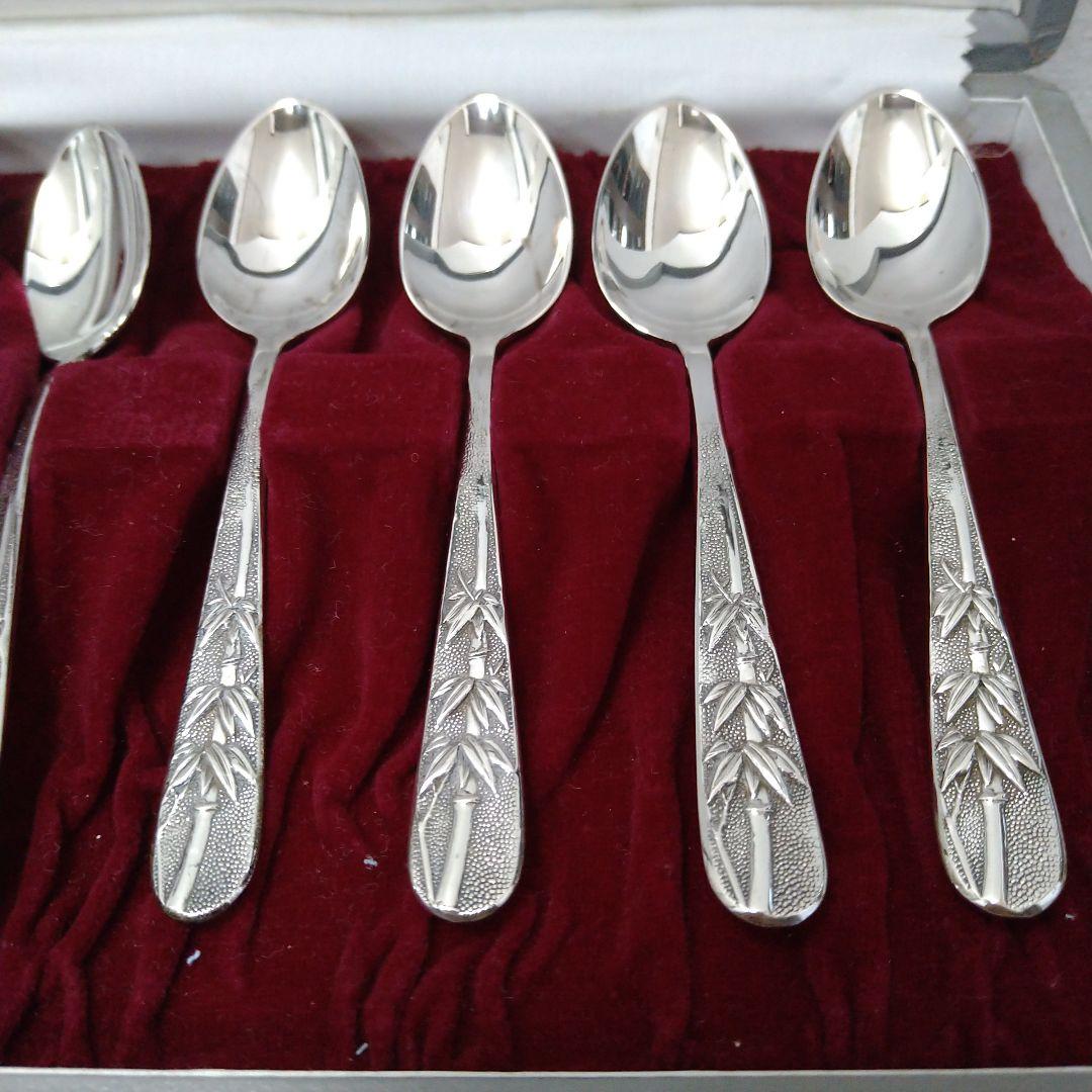 SILVER950 未使用　ヴィンテージ高島屋　カトラリー12本　銀製