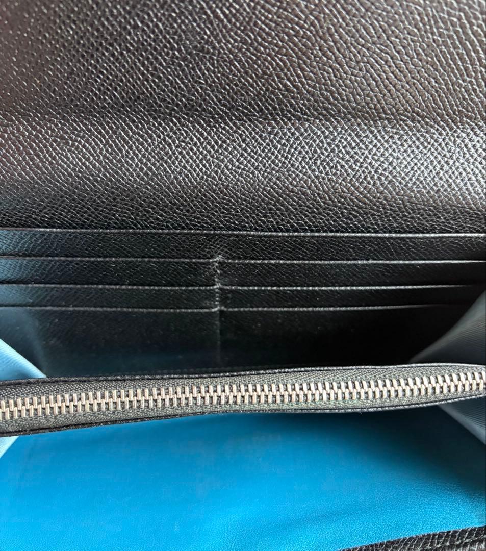 BVLGARI ブルガリ ロゴクリップ 二つ折り長財布 ブラック