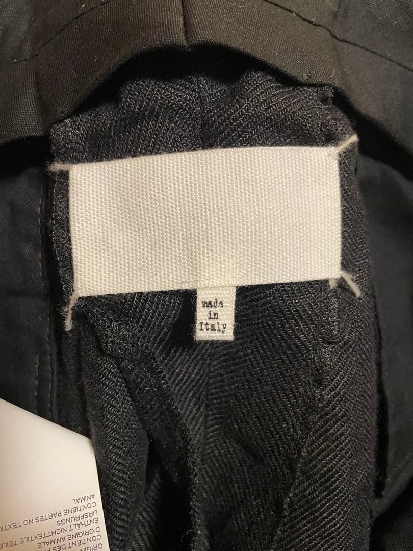 【美品】メゾンマルジェラ 4ステッチ リネン トラウザーズ（スラックス）