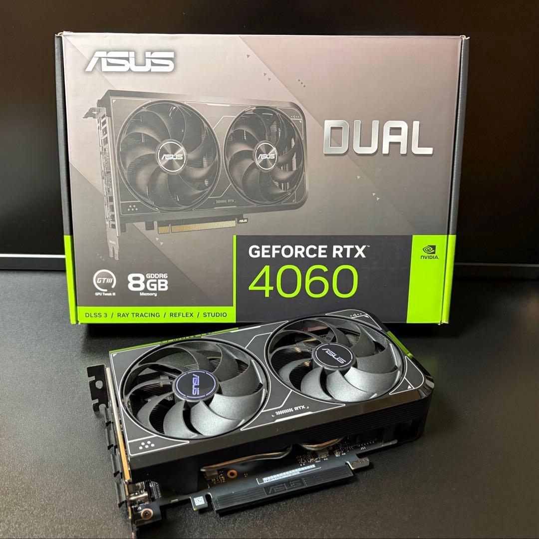 グラフィックボード・グラボ・ビデオカード ASUS RTX4060-8G-V2